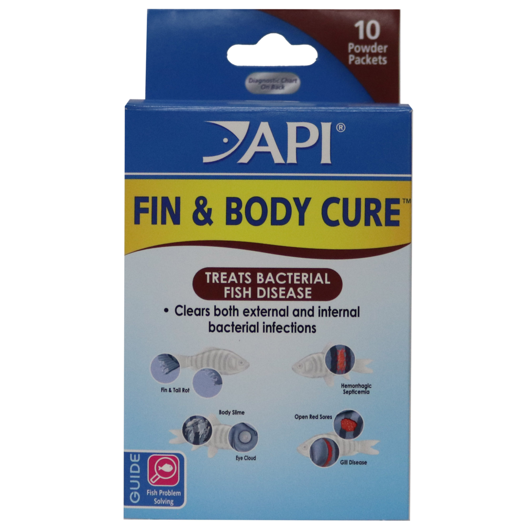 A package of API Fin & Body Cure