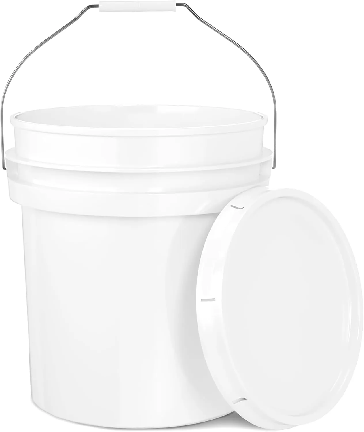 A white bucket